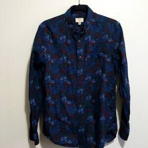 Club Monaco Floral Button Down